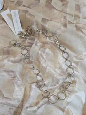 Urban Outfitters Silver Multi-Link Ring Belt